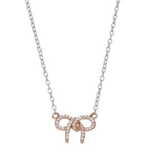 Lily & Lace Bow Necklace